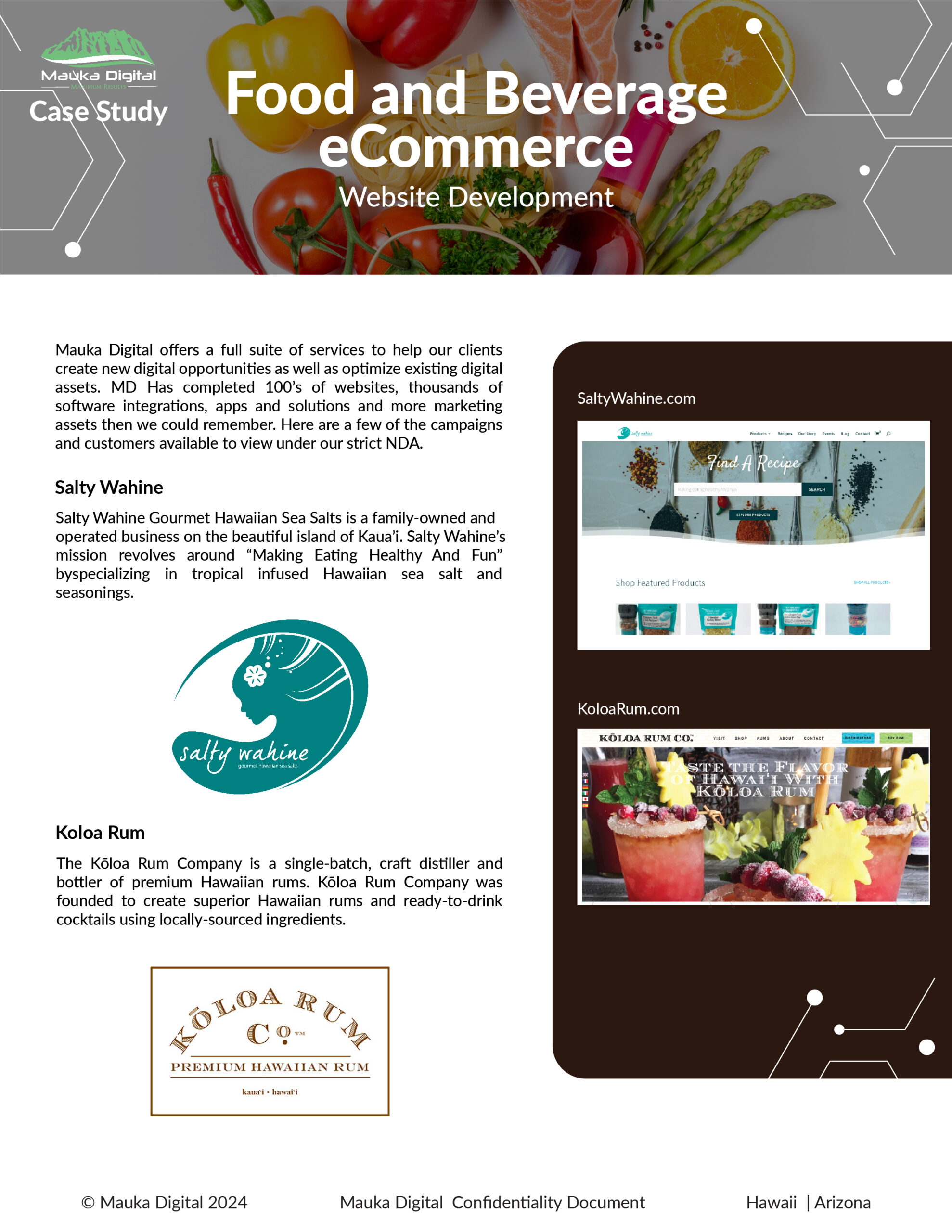 Case study: Food and Beverage eCommerce Web Dev